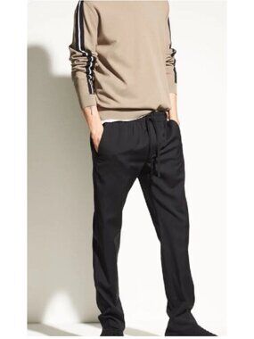 Vince Mens Wool Jogger Pant Size Small Pull on Inseam 25 (option to let out 2" )